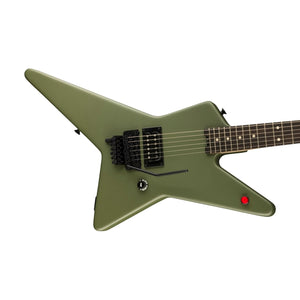 [PREORDER] EVH Star Limited Electric Guitar, Ebony FB, Matte Army Drab