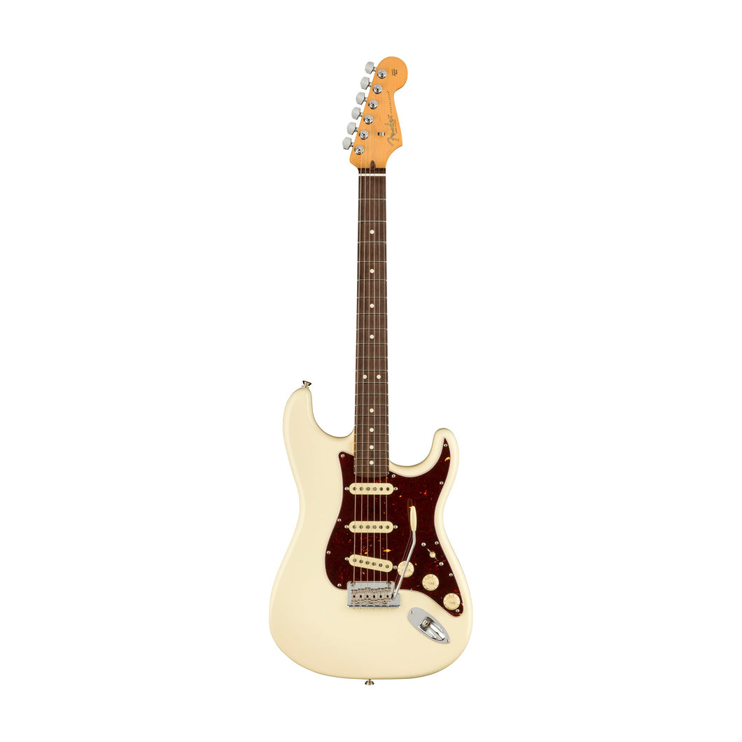 [PREORDER] Fender American Professional II Stratocaster Electric Guitar, RW FB, Olympic White