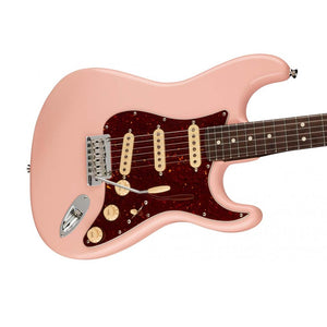 Fender Ltd Ed American Professional II Stratocaster Electric Guitar, RW FB, Shell Pink