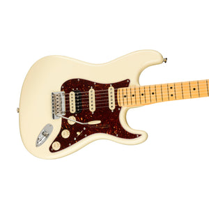 [PREORDER] Fender American Professional II HSS Stratocaster Electric Guitar, Maple FB, Olympic White