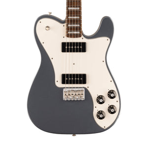 [PREORDER] Fender Chris Shiflett Cleaver Telecaster Deluxe Electric Guitar, RW FB, Charcoal Frost Metallic
