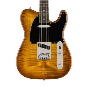 [PREORDER] Fender American Ultra Limited Edition Telecaster Electric Guitar, Ebony FB, Tiger