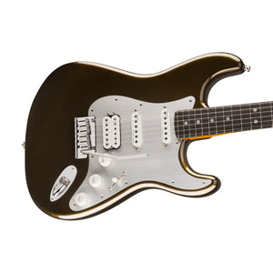 [PREORDER] Fender American Ultra II Stratocaster HSS Electric Guitar, Ebony FB, Texas Tea