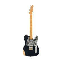 [PREORDER] Fender Brad Paisley Road Worn Esquire Electric Guitar, Maple FB, Black Sparkle