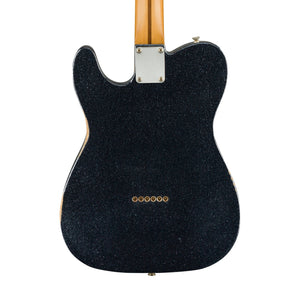 [PREORDER] Fender Brad Paisley Road Worn Esquire Electric Guitar, Maple FB, Black Sparkle