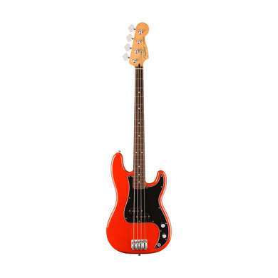 [PREORDER] Fender Player II Precision Bass Guitar, RW FB, Coral Red