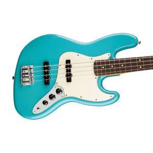 [PREORDER] Fender Player II Jazz Bass Guitar, RW FB, Aquatone Blue