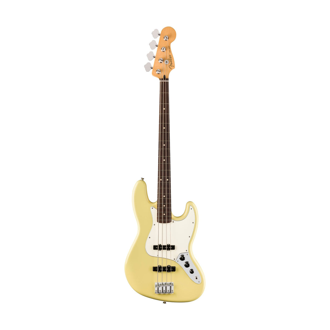 [PREORDER] Fender Player II Jazz Bass Guitar, RW FB, Hialeah Yellow