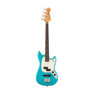[PREORDER] Fender Player II Mustang Bass PJ Guitar, RW FB, Aquatone Blue