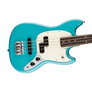 [PREORDER] Fender Player II Mustang Bass PJ Guitar, RW FB, Aquatone Blue
