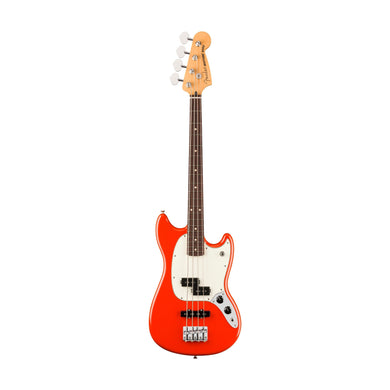 [PREORDER] Fender Player II Mustang Bass PJ Guitar, RW FB, Coral Red