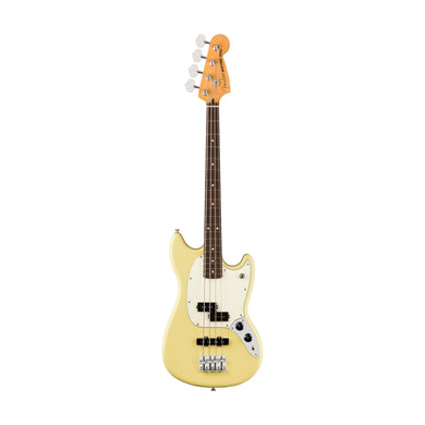 [PREORDER] Fender Player II Mustang Bass PJ Guitar, RW FB, Hialeah Yellow