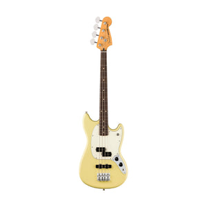 [PREORDER] Fender Player II Mustang Bass PJ Guitar, RW FB, Hialeah Yellow