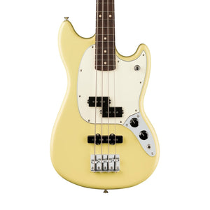 [PREORDER] Fender Player II Mustang Bass PJ Guitar, RW FB, Hialeah Yellow
