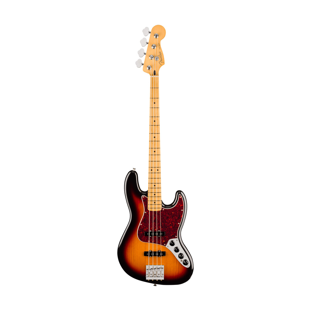 [PREORDER] Fender Player II Modified Active Jazz Bass Guitar, Maple FB, 3 Tone Sunburst