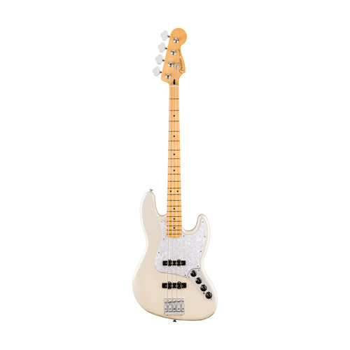 [PREORDER] Fender Player II Modified Active Jazz Bass Guitar, Maple FB, Olympic Pearl