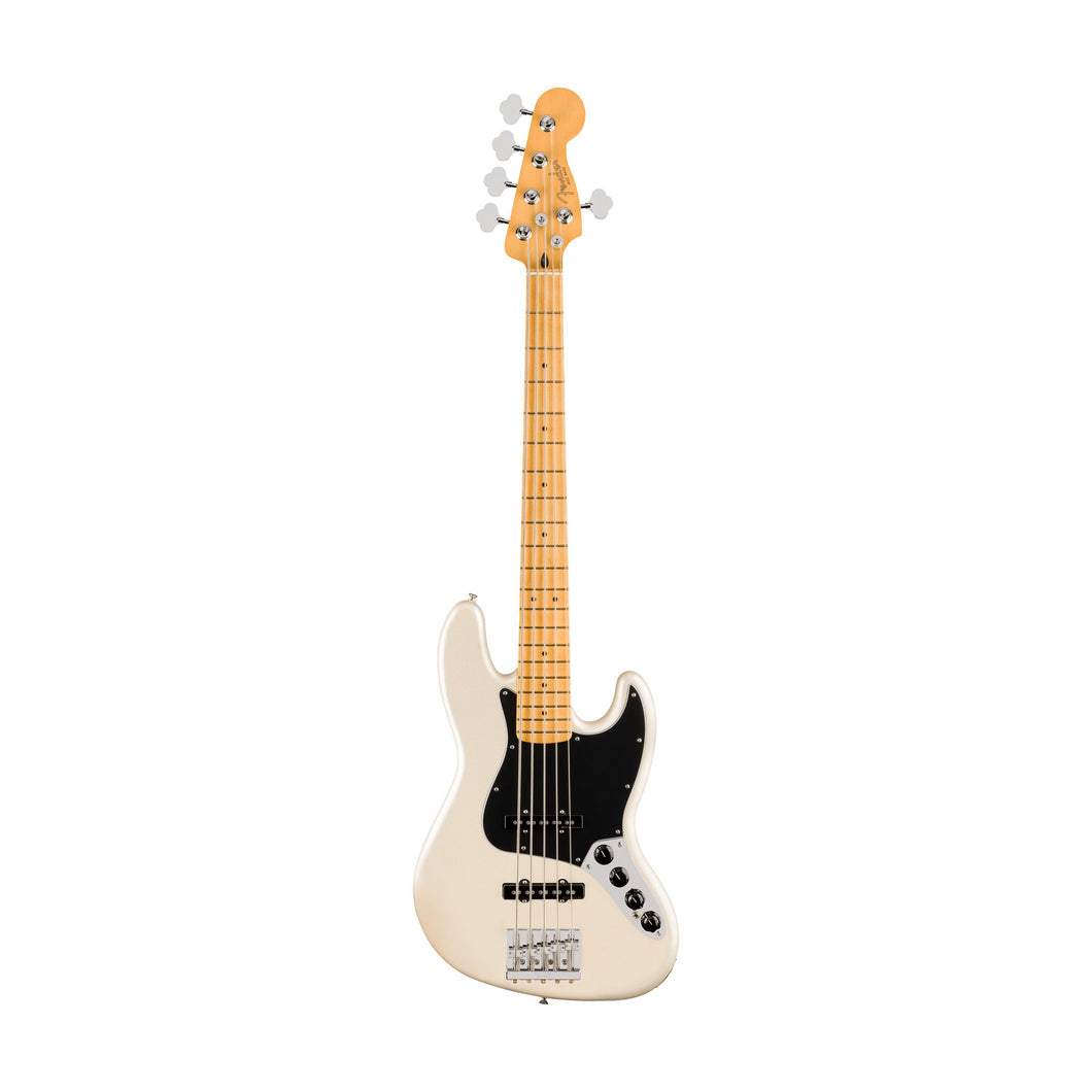[PREORDER] Fender Player II Modified Active Jazz Bass V Guitar, Maple FB, Olympic Pearl