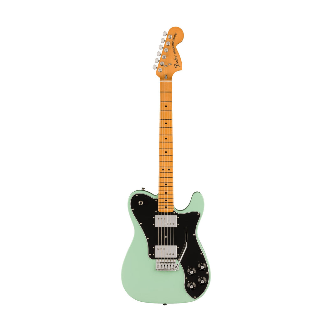 [PREORDER] Fender Vintera II 70s Telecaster Deluxe Electric Guitar w/Tremolo, Maple FB, Surf Green