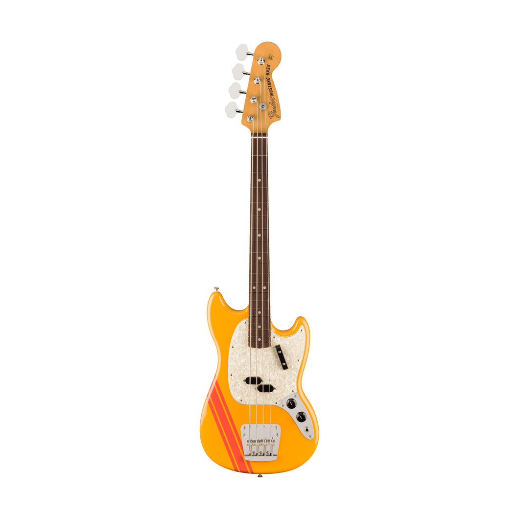 [PREORDER] Fender Vintera II 70s Mustang Bass Electric Guitar, RW FB, Competition Orange