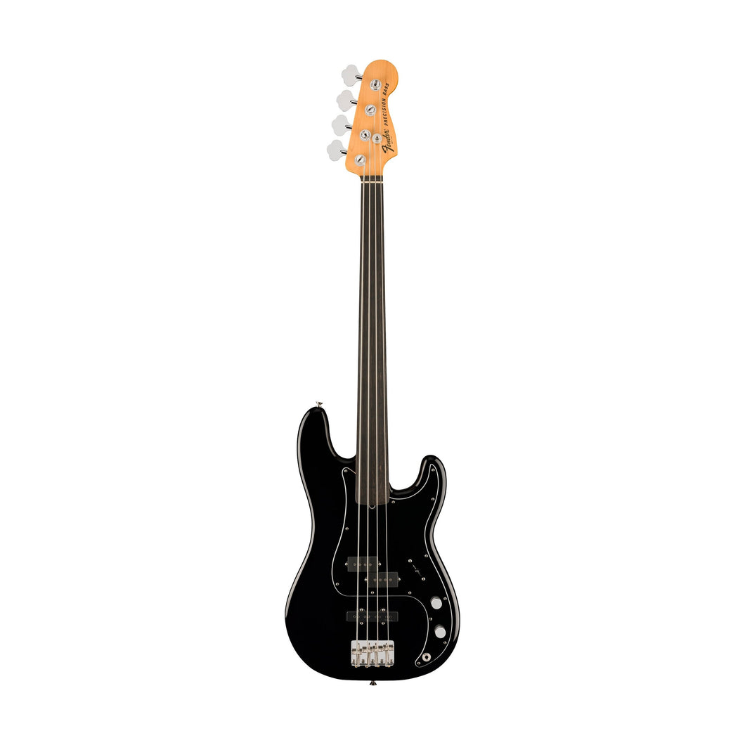 [PREORDER] Fender Tony Franklin Fretless Precision Bass Guitar, Ebony FB, Black