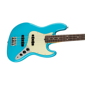 [PREORDER] Fender American Professional II Jazz Bass Electric Guitar, RW FB, Miami Blue