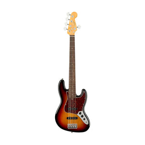 [PREORDER] Fender American Professional II 5-string Jazz Bass Electric Guitar, RW FB, 3-Tone Sunburst