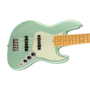 [PREORDER] Fender American Professional II 5-String Jazz Bass Electric Guitar, Maple FB, Mystic Surf Green