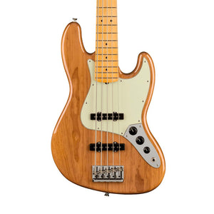 [PREORDER] Fender American Professional II 5-String Jazz Bass Electric Guitar, Maple FB, Roasted Pine