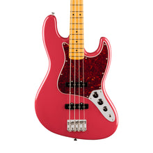 [PREORDER] Fender American Professional Classic Jazz Bass Electric Guitar, Maple FB, Faded Dakota Red