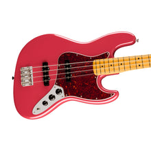 [PREORDER] Fender American Professional Classic Jazz Bass Electric Guitar, Maple FB, Faded Dakota Red