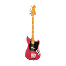 [PREORDER] Fender American Professional Classic Mustang Bass Guitar, Maple FB, Faded Dakota Red