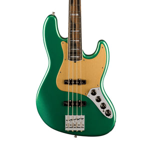 [PREORDER] Fender FSR American Ultra Jazz Bass Guitar, Ebony FB, Mystic Pine Green