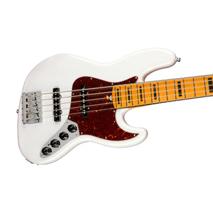 [PREORDER] Fender American Ultra 5-String Jazz Bass Guitar, Maple FB, Arctic Pearl