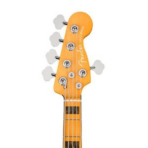 [PREORDER] Fender American Ultra 5-String Jazz Bass Guitar, Maple FB, Arctic Pearl