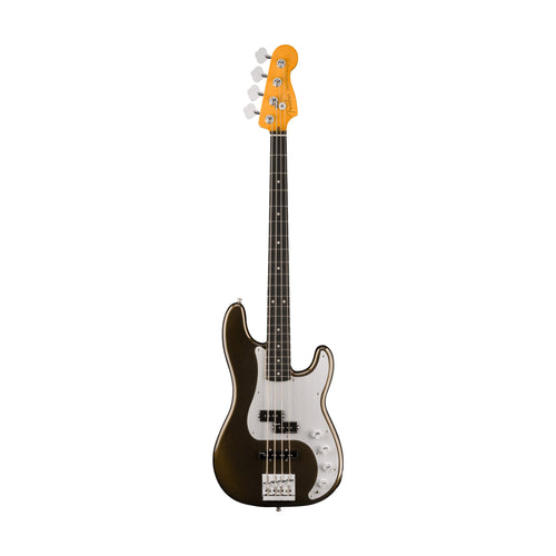 [PREORDER] Fender American Ultra II Precision Bass Guitar, Ebony FB, Texas Tea
