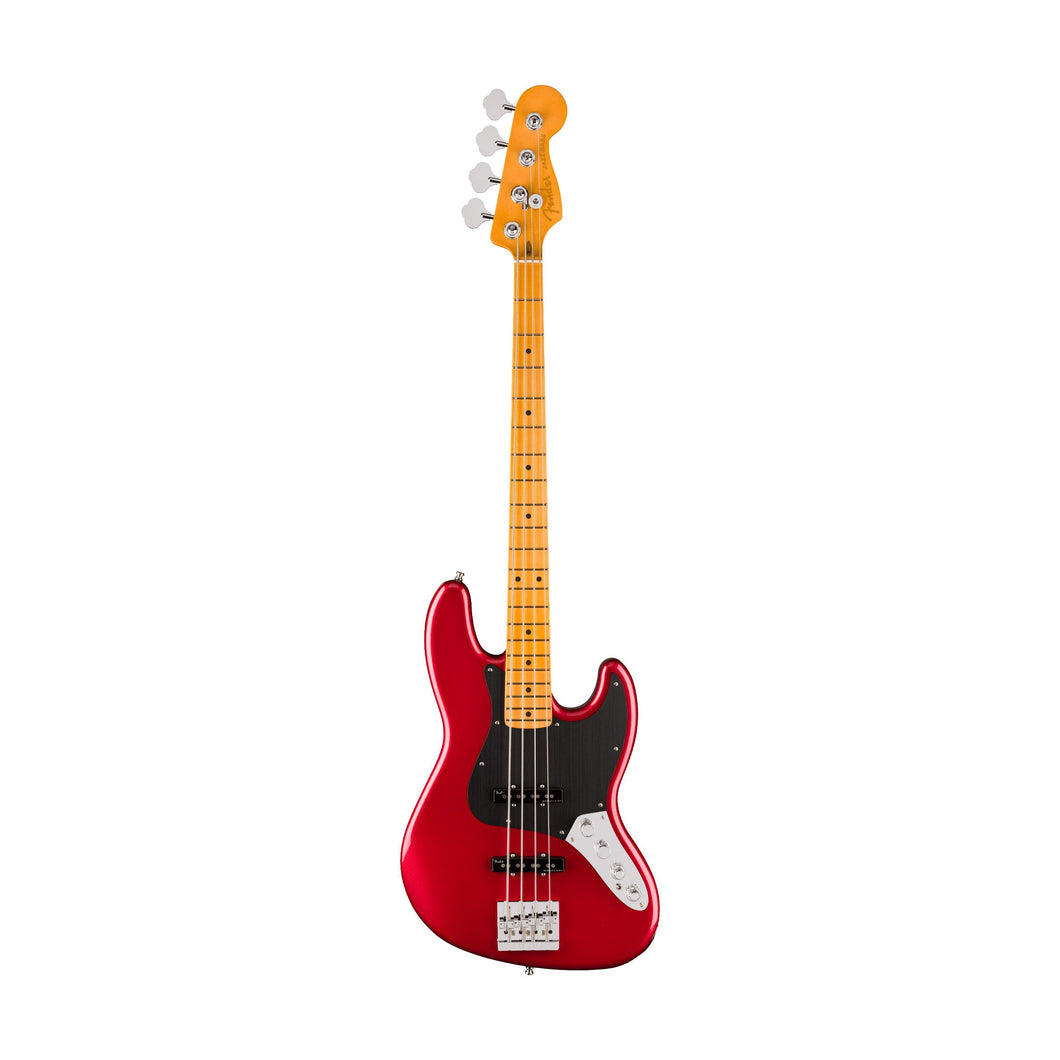 [PREORDER] Fender American Ultra II Jazz Bass Guitar, Maple FB, Sinister Red