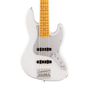 [PREORDER] Fender American Ultra II Jazz Bass V Guitar, Maple FB, Avalanche