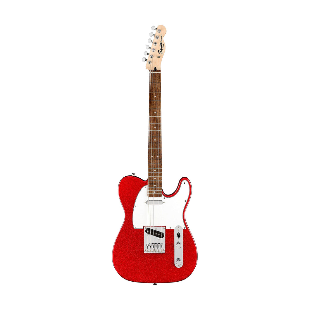 [PREORDER] Squier FSR Bullet Telecaster Electric Guitar, Laurel FB, Red Sparkle