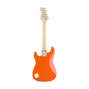 Squier FSR Mini Stratocaster Electric Guitar, Laurel FB, Competition Orange