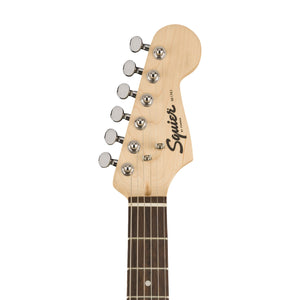 Squier FSR Mini Stratocaster Electric Guitar, Laurel FB, Competition Orange