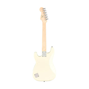 [PREORDER] Squier FSR Mini Stratocaster Electric Guitar, Maple FB, Olympic White