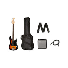[PREORDER] Squier Affinity Series PJ Bass Guitar Pack, Laurel FB, 3-Color Sunburst, 230V, EU