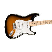 [PREORDER] Squier FSR Sonic Stratocaster HSS Electric Guitar w/White Pickguard, Maple FB, 2-Color Sunburst