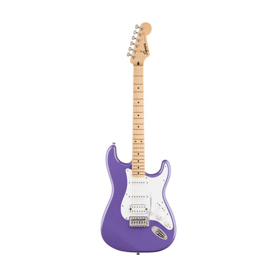 [PREORDER] Squier FSR Sonic Stratocaster HSS Electric Guitar w/White Pickguard, Maple FB, Ultraviolet