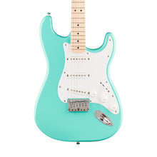 [PREORDER] Squier Sonic Stratocaster HT Electric Guitar w/White Pickguard, Maple FB, Sea Foam Green