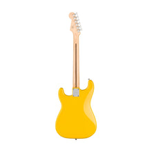 Squier Sonic Stratocaster HT Electric Guitar w/White Pickguard, Maple FB, Graffiti Yellow