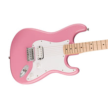 [PREORDER] Squier FSR Sonic Stratocaster HT Electric Guitar w/White Pickguard, Maple FB, Shell Pink