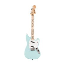 [PREORDER] Squier Sonic Mustang Electric Guitar w/White Pickguard, Maple FB, Daphne Blue