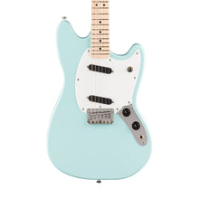 [PREORDER] Squier Sonic Mustang Electric Guitar w/White Pickguard, Maple FB, Daphne Blue