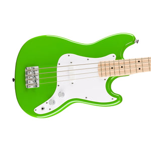 [PREORDER] Squier FSR Sonic Bronco Bass Guitar, Maple FB, Lime Green
